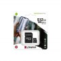 Kingston | Canvas Select Plus | 512 GB | Micro SD | Flash memory class 10 | SD adapter - 4